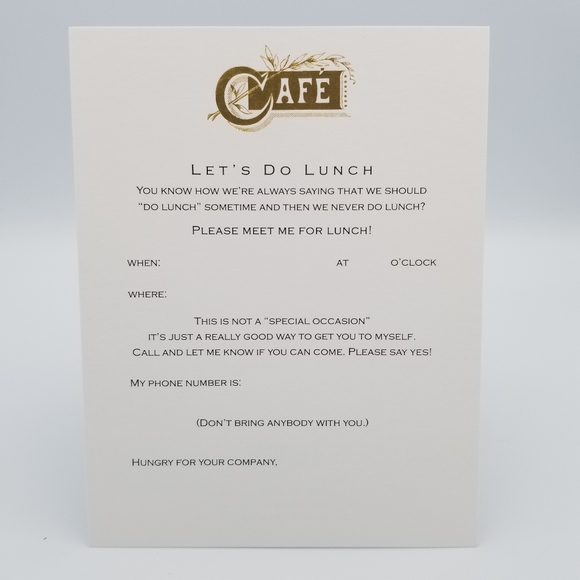 LET'S DO LUNCH! Invitations by Studio Z - Picture 5 of 5